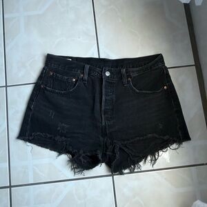 Levi's 501 High Rise Denim Shorts